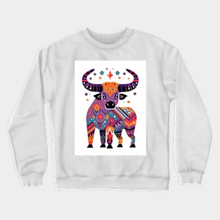 Celestial Taurus Zodiac Design Crewneck Sweatshirt